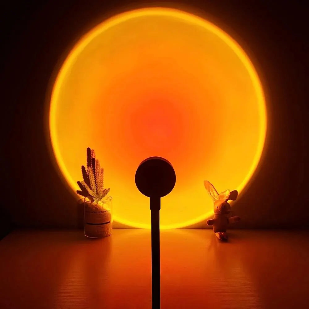 USB Sunset Lamp – Ambient LED Light 🌅