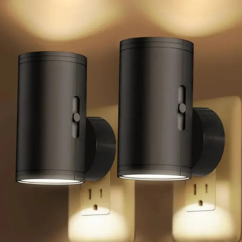 Smart LED Night Light with Motion Sensor – Plug-In, Dimmable, RGB & Warm White